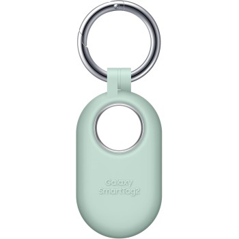SAMSUNG Galaxy SmartTag2 Silicone Case, GPS Tracker Holder, Tracking Device Protective Cover with Key Ring, Soft Touch, EF-PT560CMEGUS, Mint