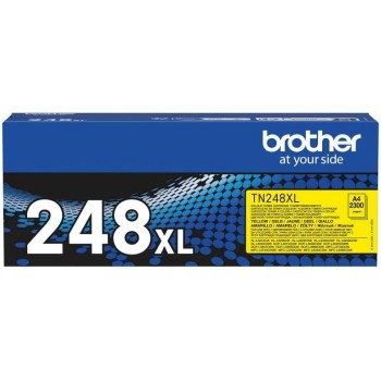 Brother TN248XLY Toner originale, Alta Capacità , fino a 2300 pagine, per Stampanti e Multifunzione serie 3000 e serie 8000, Colore Giallo - Giallo
