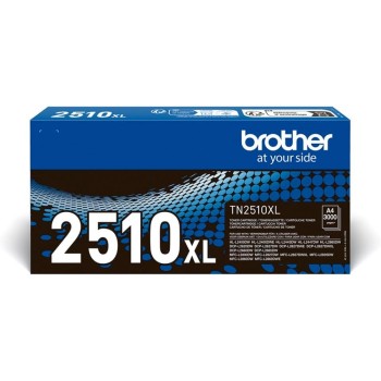 Brother TN2510XL Toner, Alta Capacità, Fino a 3000 Pagine per Stampanti HLL2865DW, MFCL2960DW e MFCL2980DW, Nero