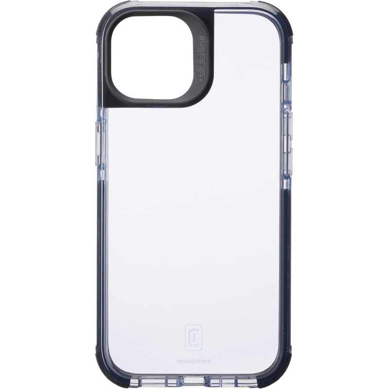 cellularline - Tetra Force Strong Guard - iPhone 15 - Custodia flessibile Ultra-Protettiva, Anti-Shock con Tecnologia Antibatterica Integrata - Trasparente