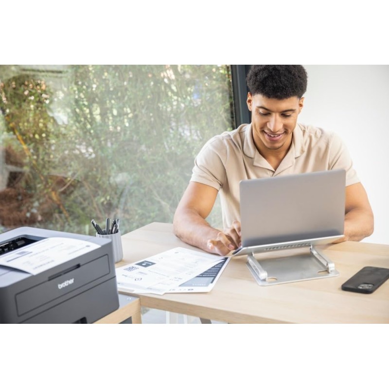 Brother HLL2445DW Stampante Laser Monocromatica, 32 ppm, 64 MB, Stampa Fronte/Retro Auto fino a 16 ppm, Fast ethernet,WiFi a 5 GHz e USB, Cassetto carta 250 fogli,Inbox Toner fino a circa 1200 pagine - 32 ppm Brother HLL2445DW Stampante Laser Monocromatica, 32 ppm, 64 MB, Stampa Fronte/Retro Auto fino a 16 ppm, Fast ethernet,WiFi a 5 GHz e USB, Cassetto carta 250 fogli,Inbox Toner fino a circa 1200 pagine - 32 ppm