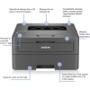 Brother HLL2445DW Stampante Laser Monocromatica, 32 ppm, 64 MB, Stampa Fronte/Retro Auto fino a 16 ppm, Fast ethernet,WiFi a 5 GHz e USB, Cassetto carta 250 fogli,Inbox Toner fino a circa 1200 pagine - 32 ppm Brother HLL2445DW Stampante Laser Monocromatica, 32 ppm, 64 MB, Stampa Fronte/Retro Auto fino a 16 ppm, Fast ethernet,WiFi a 5 GHz e USB, Cassetto carta 250 fogli,Inbox Toner fino a circa 1200 pagine - 32 ppm
