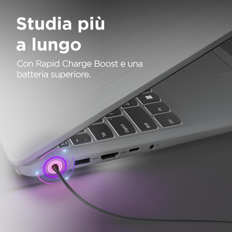 Lenovo IdeaPad 3 Notebook 15,6”, FHD (1920x1080), Intel Core i3-1215U, 8GB RAM, 512GB SSD, Windows 11 Home, WiFi 6 - Arctic Grey, Esclusiva Amazon - 8GB | 512GB Lenovo IdeaPad 3 Notebook 15,6”, FHD (1920x1080), Intel Core i3-1215U, 8GB RAM, 512GB SSD, Windows 11 Home, WiFi 6 - Arctic Grey, Esclusiva Amazon - 8GB | 512GB