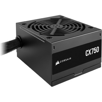 CORSAIR CX750 ATX 750W Alimentazione – Nero | Certificazione 80 PLUS Bronze, Bassa Rumorosità, Cavi con Guaina, Non Modulare, EU - 750W CORSAIR CX750 ATX 750W Alimentazione – Nero | Certificazione 80 PLUS Bronze, Bassa Rumorosità, Cavi con Guaina, Non Modulare, EU - 750W
