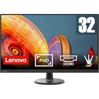 Lenovo D32-45 Monitor - Display 31.5 pollici FullHD (1920 x 1080, VA, 4ms, 60Hz, Cavo HDMI, Input HDMI + VGA) - Raven Black - Esclusiva Amazon - FHD | 60Hz Lenovo D32-45 Monitor - Display 31.5 pollici FullHD (1920 x 1080, VA, 4ms, 60Hz, Cavo HDMI, Input HDMI + VGA) - Raven Black - Esclusiva Amazon - FHD | 60Hz