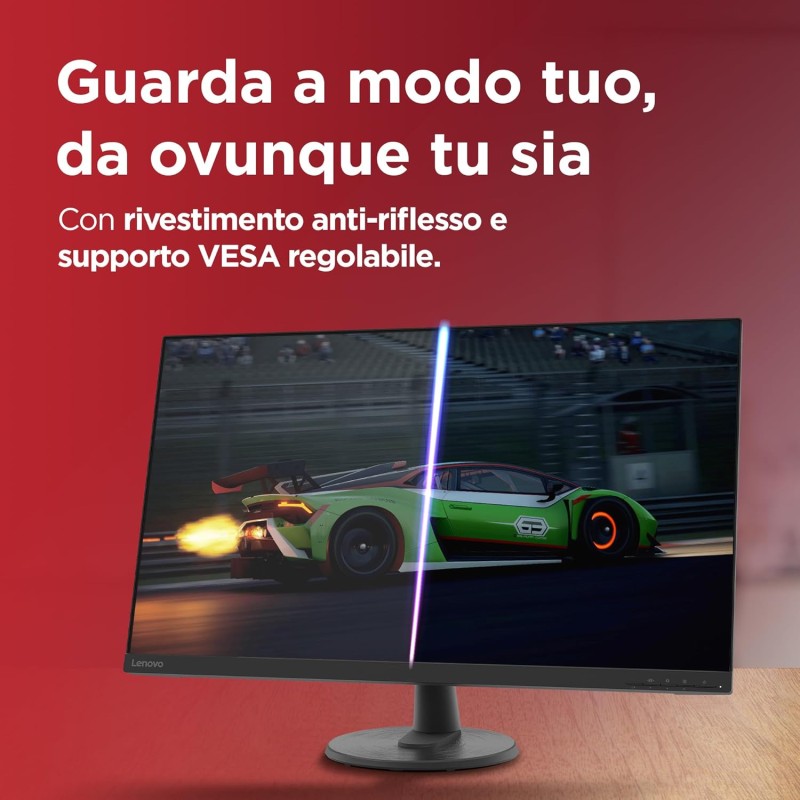 Lenovo D32-45 Monitor - Display 31.5 pollici FullHD (1920 x 1080, VA, 4ms, 60Hz, Cavo HDMI, Input HDMI + VGA) - Raven Black - Esclusiva Amazon - FHD | 60Hz