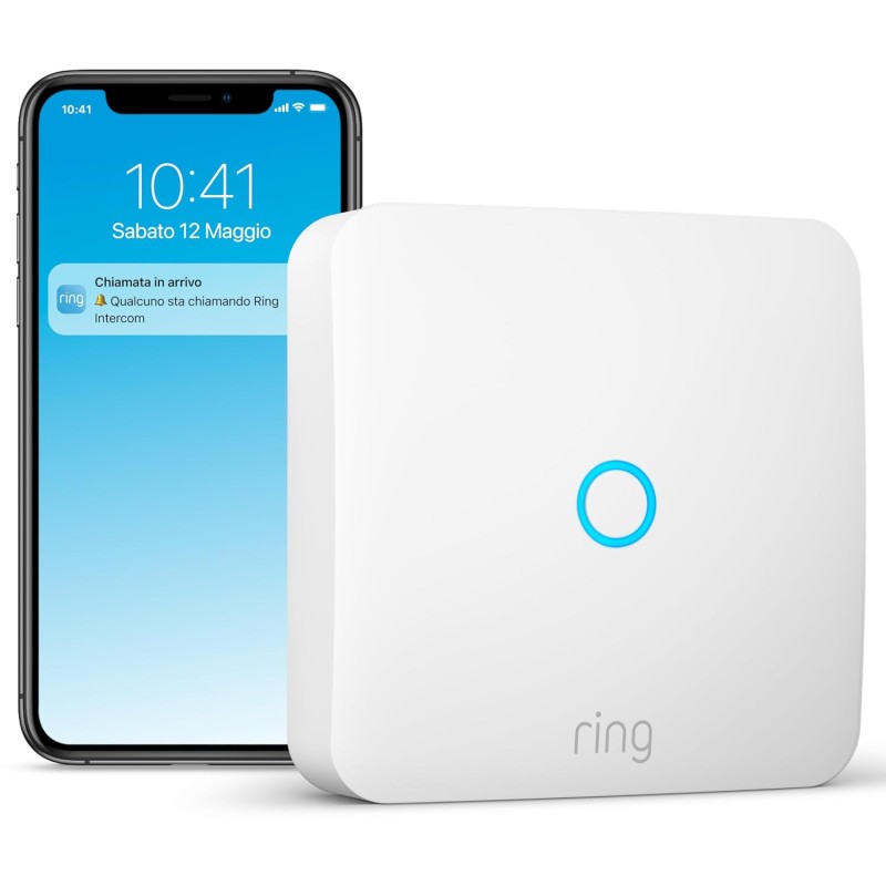 Ring Intercom di Amazon | Trasforma il tuo citofono in un sistema intelligente con apertura a distanza, audio bidirezionale, accesso per gli ospiti | Facile da installare | Compatibile con Alexa Ring Intercom di Amazon | Trasforma il tuo citofono in un sistema intelligente con apertura a distanza, audio bidirezionale, accesso per gli ospiti | Facile da installare | Compatibile con Alexa