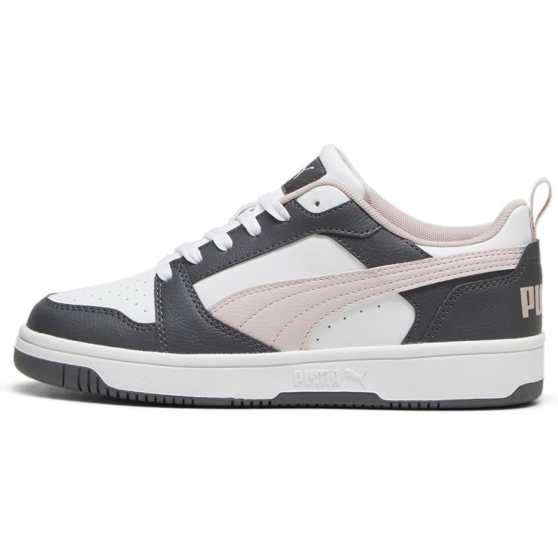 PUMA Rebound V6 Low SneakerUnisex - Adulto - 48.5 EU Strong Gray Mauve Mist Puma White PUMA Rebound V6 Low SneakerUnisex - Adulto - 48.5 EU Strong Gray Mauve Mist Puma White