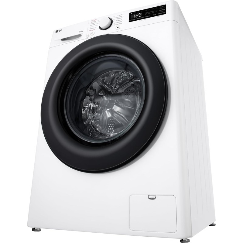 LG AI DD D4R3009NSWB Lavasciuga 9 / 6kg Serie R3 Classe A-10%/D, Lavatrice e Asciugatrice Insieme, 1400 giri, Lavaggio a Vapore, Eco Hybrid, Allergy Care, Motore Inverter Direct Drive, Bianca LG AI DD D4R3009NSWB Lavasciuga 9 / 6kg Serie R3 Classe A-10%/D, Lavatrice e Asciugatrice Insieme, 1400 giri, Lavaggio a Vapore, Eco Hybrid, Allergy Care, Motore Inverter Direct Drive, Bianca