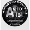 LG AI DD D4R3009NSWB Lavasciuga 9 / 6kg Serie R3 Classe A-10%/D, Lavatrice e Asciugatrice Insieme, 1400 giri, Lavaggio a Vapore, Eco Hybrid, Allergy Care, Motore Inverter Direct Drive, Bianca