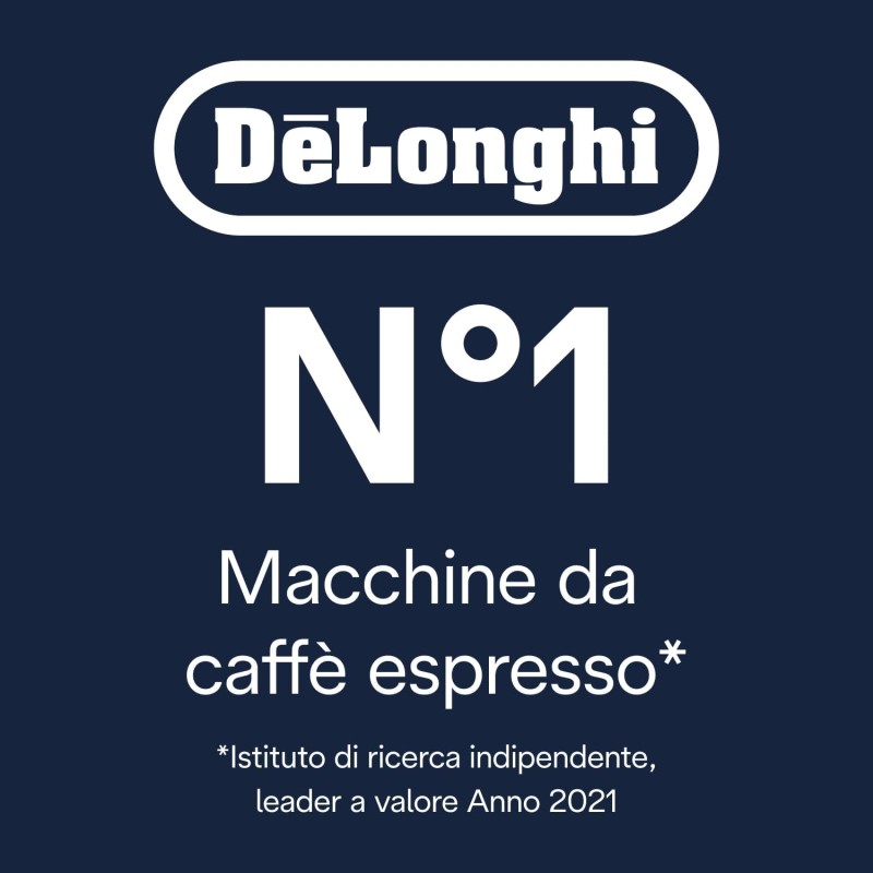 De'Longhi Magnifica Plus ECAM322.70.SB, Macchina Automatica per Caffè in Chicchi, Sistema Montalatte Automatico LatteCrema, 18 Bevande, Display a Colori - 18 bevande De'Longhi Magnifica Plus ECAM322.70.SB, Macchina Automatica per Caffè in Chicchi, Sistema Montalatte Automatico LatteCrema, 18 Bevande, Display a Colori - 18 bevande
