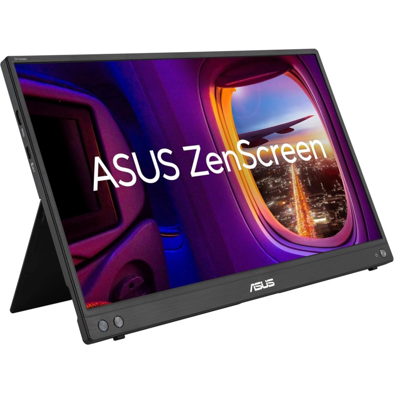 ASUS ZenScreen MB16AHV Monitor Portatile da 16” pollici (15,6), Full HD (1920 x 1080), IPS, HDMI, USB Type-C, Filtro Luci Blu, Superficie Antiriflesso, Trattamento Antibatterico, Nero ASUS ZenScreen MB16AHV Monitor Portatile da 16” pollici (15,6), Full HD (1920 x 1080), IPS, HDMI, USB Type-C, Filtro Luci Blu, Superficie Antiriflesso, Trattamento Antibatterico, Nero
