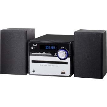 Trevi HCX 10F6 Sistema Hi-Fi 20W, Stereo Digitale Compatto con Radio FM, Lettore CD/MP3 USB, Wireless, Ingresso RCA AUX, 5 Equalizzazioni Audio, Telecomando Full Function, Display LCD Blu Trevi HCX 10F6 Sistema Hi-Fi 20W, Stereo Digitale Compatto con Radio FM, Lettore CD/MP3 USB, Wireless, Ingresso RCA AUX, 5 Equalizzazioni Audio, Telecomando Full Function, Display LCD Blu