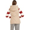Tommy Hilfiger Donna Gilet Chevron Vest Gilet Imbottito con Cappuccio - 3XL Beige (Beige) Tommy Hilfiger Donna Gilet Chevron Vest Gilet Imbottito con Cappuccio - 3XL Beige (Beige)