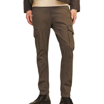 JACK & JONES Jpstpaul Jjflake Cargo Noos Pantaloni Uomo - 27W / 32L Marrone