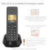 Gigaset PURE 120 - Telefono cordless - Protezione dalle chiamate indesiderate, Nero Antracite [Compatibile in IT, DE, FR, NL, BE, CHE, AUT] - Singolo