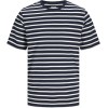 JACK & JONES Jjeorganic Basic Tee SS O-Neck Noos T-Shirt Uomo - XXL Navy Blazer/Stripes: Cloud Dancer JACK & JONES Jjeorganic Basic Tee SS O-Neck Noos T-Shirt Uomo - XXL Navy Blazer/Stripes: Cloud Dancer