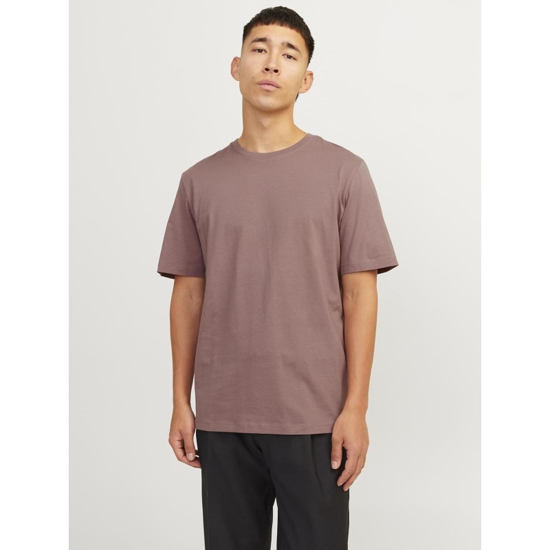 JACK & JONES Jjeorganic Basic Tee SS O-Neck Noos T-Shirt Uomo - S Twilight Mauve JACK & JONES Jjeorganic Basic Tee SS O-Neck Noos T-Shirt Uomo - S Twilight Mauve