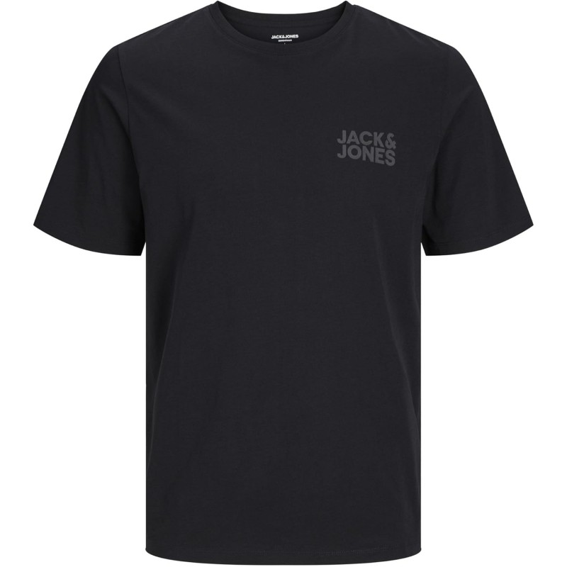 JACK & JONES Jjecorp Logo Tee SS O-Neck Noos T-Shirt Uomo - L Black/Detail: Small Print/Black JACK & JONES Jjecorp Logo Tee SS O-Neck Noos T-Shirt Uomo - L Black/Detail: Small Print/Black