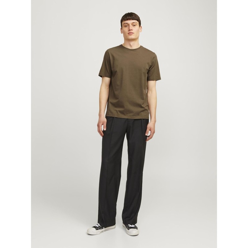 JACK & JONES Jjeorganic Basic Tee SS O-Neck Noos T-Shirt Uomo - XXL Canteen