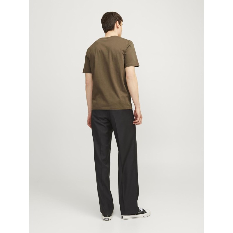 JACK & JONES Jjeorganic Basic Tee SS O-Neck Noos T-Shirt Uomo - XXL Canteen
