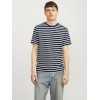 JACK & JONES Jjeorganic Basic Tee SS O-Neck Noos T-Shirt Uomo - XL Navy Blazer/Stripes: Cloud Dancer JACK & JONES Jjeorganic Basic Tee SS O-Neck Noos T-Shirt Uomo - XL Navy Blazer/Stripes: Cloud Dancer