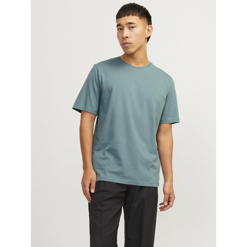 JACK & JONES Jjeorganic Basic Tee SS O-Neck Noos T-Shirt Uomo - S Goblin Blue JACK & JONES Jjeorganic Basic Tee SS O-Neck Noos T-Shirt Uomo - S Goblin Blue