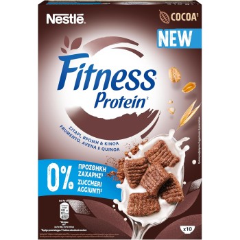 FITNESS Protein Cacao Cereali Integrali con Frumento, Avena e Quinoa 310g