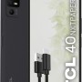 TCL 40NXTPAPER 5G Smartphone 5G, Display 6.6" HD+90 Hz, 256 GB, 12 GB RAM (6GB+6GB RAM expansion) Tripla Camera da 50 MP, Android 13, Batteria 5010 mAh, Starlight Black, USB Type-C Aggiuntivo