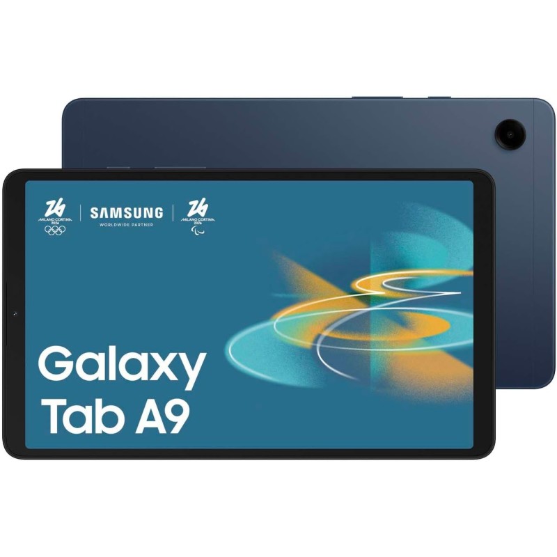 Samsung Galaxy Tab A9, Display 8.7" TFT LCD PLS, Wi-Fi, RAM 4GB, 64GB, 5.100 mAh, MediaTek MT8781, Android 13, Navy, [Versione italiana] 2023 - Navy