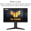 ASUS TUF Gaming VG249QL3A Monitor Gaming da 24” pollici (23.8), Full HD (1920x1080), 180Hz, IPS veloce, ELMB, Tempo di Risposta 1ms (GTG), FreeSync Premium, G-Sync, Variable Overdrive, 99% sRGB, Nero - 24" ASUS TUF Gaming VG249QL3A Monitor Gaming da 24” pollici (23.8), Full HD (1920x1080), 180Hz, IPS veloce, ELMB, Tempo di Risposta 1ms (GTG), FreeSync Premium, G-Sync, Variable Overdrive, 99% sRGB, Nero - 24"