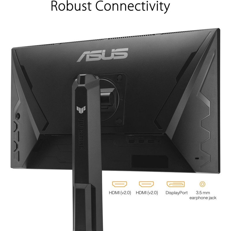 ASUS TUF Gaming VG249QL3A Monitor Gaming da 24” pollici (23.8), Full HD (1920x1080), 180Hz, IPS veloce, ELMB, Tempo di Risposta 1ms (GTG), FreeSync Premium, G-Sync, Variable Overdrive, 99% sRGB, Nero - 24" ASUS TUF Gaming VG249QL3A Monitor Gaming da 24” pollici (23.8), Full HD (1920x1080), 180Hz, IPS veloce, ELMB, Tempo di Risposta 1ms (GTG), FreeSync Premium, G-Sync, Variable Overdrive, 99% sRGB, Nero - 24"