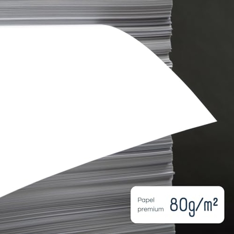 RAYLU PAPER - Fogli A4 80 g, 500 fogli di carta premium multiuso per stampanti laser, inkjet e fotocopiatrici, per ufficio e casa - 500 fogli RAYLU PAPER - Fogli A4 80 g, 500 fogli di carta premium multiuso per stampanti laser, inkjet e fotocopiatrici, per ufficio e casa - 500 fogli