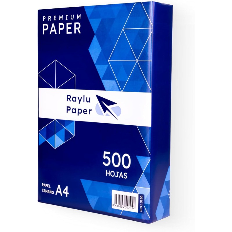 RAYLU PAPER - Fogli A4 80 g, 500 fogli di carta premium multiuso per stampanti laser, inkjet e fotocopiatrici, per ufficio e casa - 500 fogli RAYLU PAPER - Fogli A4 80 g, 500 fogli di carta premium multiuso per stampanti laser, inkjet e fotocopiatrici, per ufficio e casa - 500 fogli
