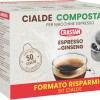 CRASTAN 1870 - Cialde ESE Compostabili - Espresso al Ginseng - Con estratto di Panax Ginseng - Box da 50 Cialde - Compatibili con Macchine Espresso - Privo di zuccheri