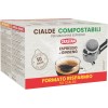 CRASTAN 1870 - Cialde ESE Compostabili - Espresso al Ginseng - Con estratto di Panax Ginseng - Box da 50 Cialde - Compatibili con Macchine Espresso - Privo di zuccheri CRASTAN 1870 - Cialde ESE Compostabili - Espresso al Ginseng - Con estratto di Panax Ginseng - Box da 50 Cialde - Compatibili con Macchine Espresso - Privo di zuccheri