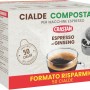 CRASTAN 1870 - Cialde ESE Compostabili - Espresso al Ginseng - Con estratto di Panax Ginseng - Box da 50 Cialde - Compatibili con Macchine Espresso - Privo di zuccheri