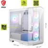 MSI MAG PANO M100R PZ WHITE Case PC Micro-ATX - 3 ventole ARGB da 120mm a lama inversa e 1 ventola ARGB da 120mm con Hub, Supporto GPU, Filtri Antipolvere, USB Type-C (20Gbps) - M100R / Micro-ATX MSI MAG PANO M100R PZ WHITE Case PC Micro-ATX - 3 ventole ARGB da 120mm a lama inversa e 1 ventola ARGB da 120mm con Hub, Supporto GPU, Filtri Antipolvere, USB Type-C (20Gbps) - M100R / Micro-ATX