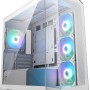 MSI MAG PANO M100R PZ WHITE Case PC Micro-ATX - 3 ventole ARGB da 120mm a lama inversa e 1 ventola ARGB da 120mm con Hub, Supporto GPU, Filtri Antipolvere, USB Type-C (20Gbps) - M100R / Micro-ATX