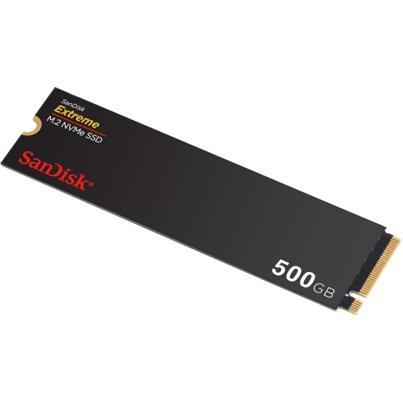 SanDisk Extreme 500GB, M.2 2280 PCIe Gen 4 NVMe SSD, con velocità di lettura fino a 5150 MB/s - 500GB SanDisk Extreme 500GB, M.2 2280 PCIe Gen 4 NVMe SSD, con velocità di lettura fino a 5150 MB/s - 500GB