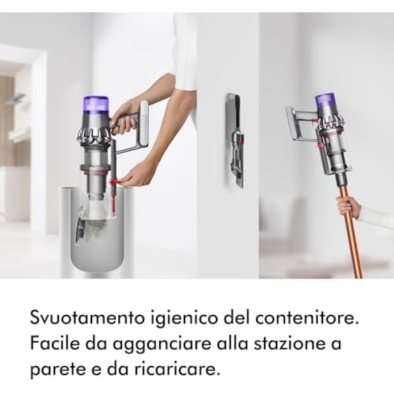 Dyson Cyclone V10 Absolute Aspirapolvere senza filo (nichel/rame)