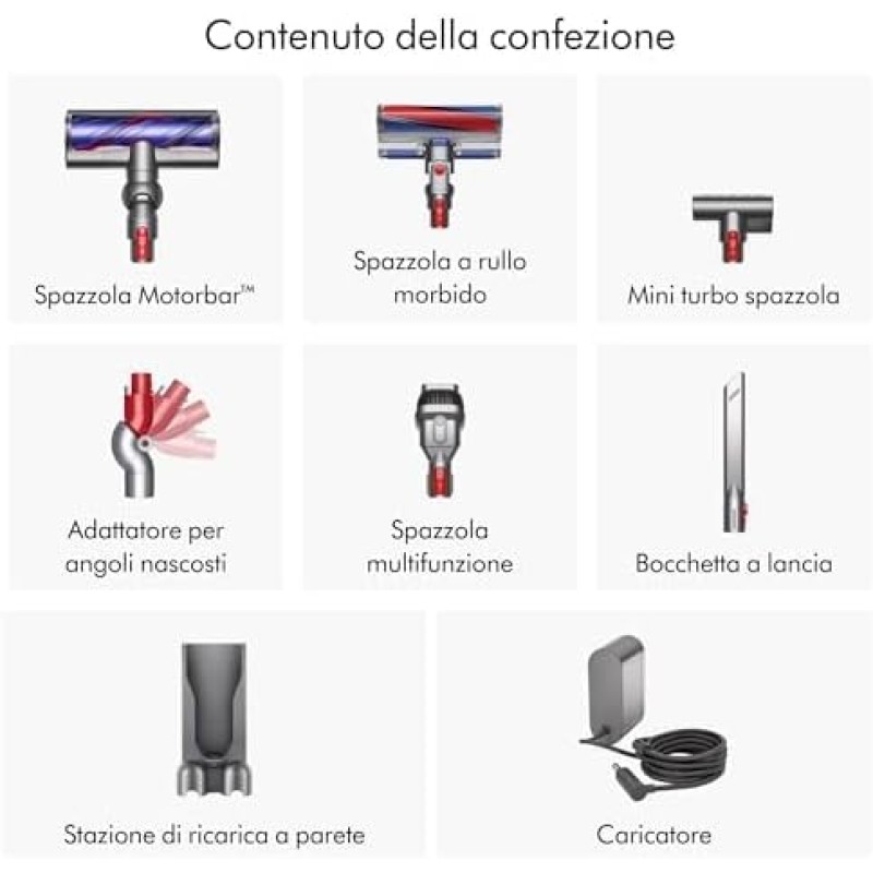 Dyson Cyclone V10 Absolute Aspirapolvere senza filo (nichel/rame)
