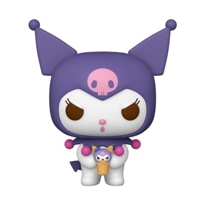 Funko Pop! Sanrio: HK - Kuromi - Hello Kitty - Figura in Vinile da Collezione - Idea Regalo - Merchandising Ufficiale - Giocattoli per Bambini e Adulti - Cartoons Fans - Figura per i Collezionisti - Standard Size Bianco E Nero