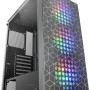 Mars Gaming MC-MAG, Case Gaming ATX, Pannello Laterale Completo Vetro Temperato, Doppia Griglia Magnetica Antipolvere Anteriore + Superiore, 3x Ventole FRGB 120mm, Raffreddamento Liquido 360mm, Nero