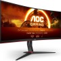 AOC Gaming CU34G2XP - WQHD Curved Monitor da 34 pollici, 180 Hz, FreeSync Prem., HDR400 (3440x1440, 1ms GtG, HDMI, DisplayPort, USB Hub) nero-rosso - 34" WQHD Curvo
