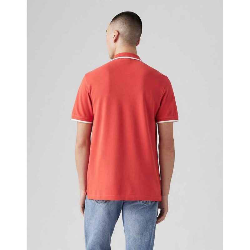 Levi's Housemark Polo T-Shirt Uomo - S Quarter Tipping Sundown Red Levi's Housemark Polo T-Shirt Uomo - S Quarter Tipping Sundown Red