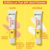 Garnier Fluido Anti-UV Quotidiano Anti-Macchie Glow, SPF 50+, Per Tutti i Tipi di Pelle, Arricchito con Vitamina C*, Protegge dai Raggi UV, Uniforma e Illumina, Daily UV Glow, 40 ml