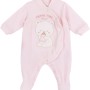 Chicco, Tutina Neonata, con Comoda Apertura Frontale con Bottoncini, in Calda e Morbida Ciniglia, Lavabile in Lavatrice, Abbigliamento Neonata 0-24 Mesi, Idea Regalo Nascita, Designed in Italy - 9 mesi Rosa (2)