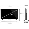 Toshiba Smart VIDAA TV 40" Full HD 40LV2E63DA TV 40 Pollici, Televisore LED Compatibile con Alexa, DVB-T2, Tecnologia LED, HDMI 2.1 Toshiba Smart VIDAA TV 40" Full HD 40LV2E63DA TV 40 Pollici, Televisore LED Compatibile con Alexa, DVB-T2, Tecnologia LED, HDMI 2.1