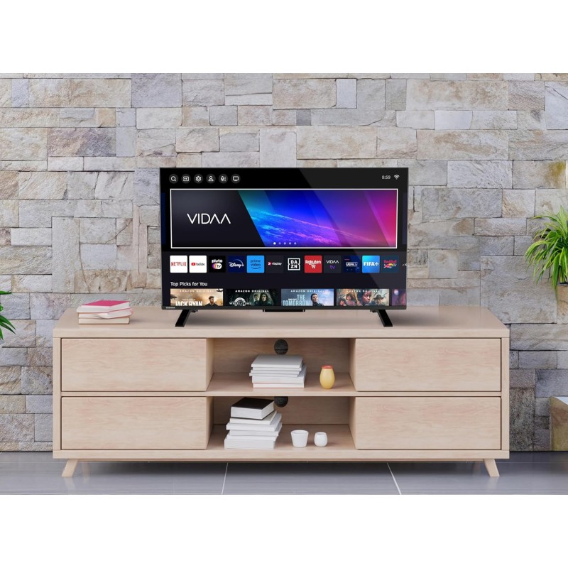 Toshiba Smart VIDAA TV 40" Full HD 40LV2E63DA TV 40 Pollici, Televisore LED Compatibile con Alexa, DVB-T2, Tecnologia LED, HDMI 2.1 Toshiba Smart VIDAA TV 40" Full HD 40LV2E63DA TV 40 Pollici, Televisore LED Compatibile con Alexa, DVB-T2, Tecnologia LED, HDMI 2.1